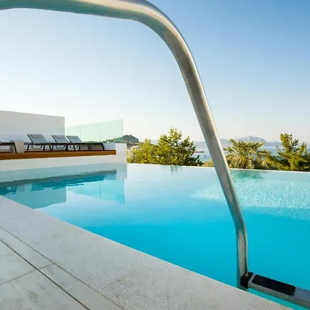 Crystal With Swimming Pool In